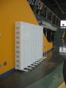 portable access control gates stored