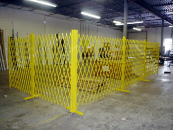Warehouse security gates