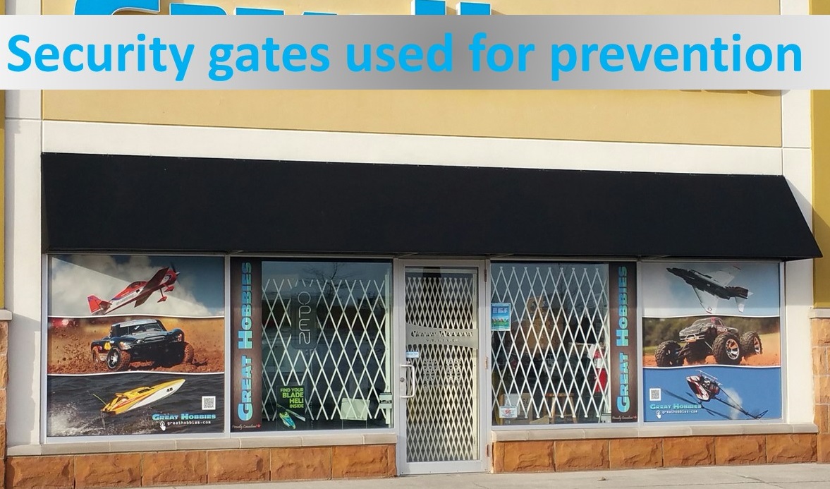 security gates used for prevention