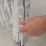 floor pin aisle security gates
